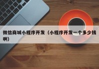 微信商城小程序開發(fā)（小程序開發(fā)一個(gè)多少錢?。? /></a>
		</div>
		<div   id=